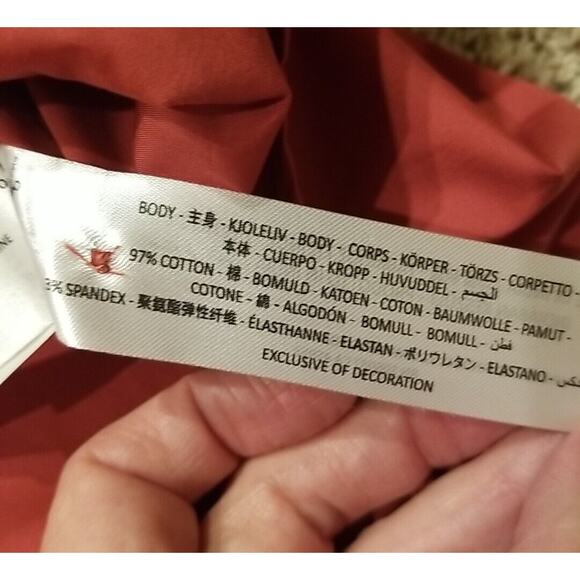 NWT Ariat Real Kirby Stretch Long Sleeve‎ Shirt Earth Red Brick Red Women's 1X - Picture 10 of 11